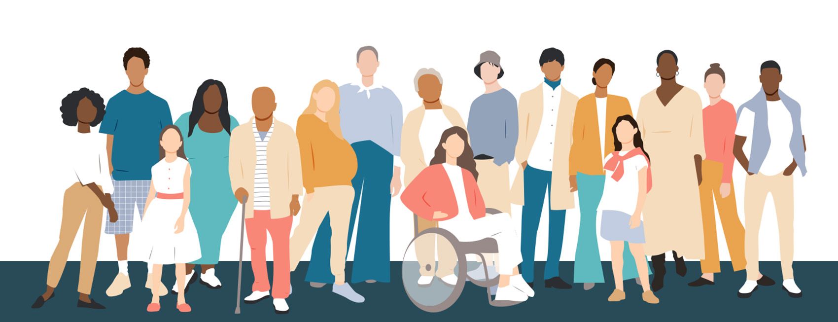 Multicultural people of all ages receiving therapy at Meghan Jackson Miller Psychological Services in the Bronx