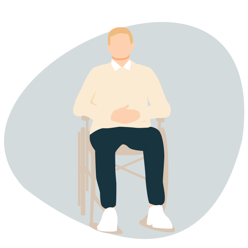 Man on a chair; therapy for hard times in the Bronx
