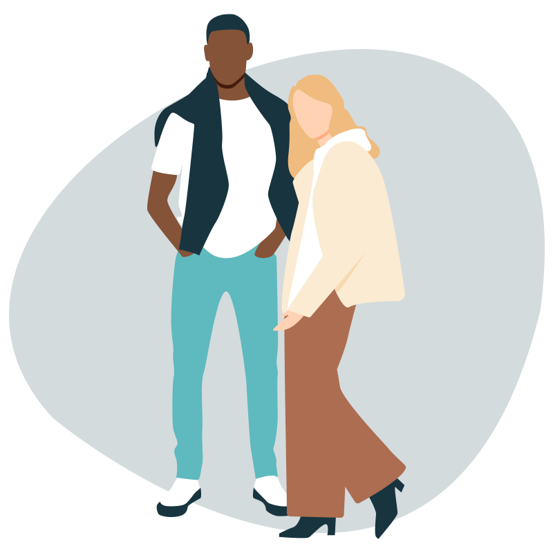 Interracial couple considering therapy for relationship issues